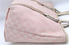 Auth GUCCI Sherry Line Shoulder Tote Bag GG Canvas Leather 139260 Pink J8191