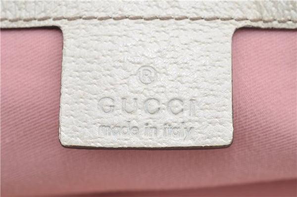 Auth GUCCI Sherry Line Shoulder Tote Bag GG Canvas Leather 139260 Pink J8191