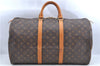 Authentic Louis Vuitton Monogram Keepall 50 Travel Boston Bag M41426 LV J8196