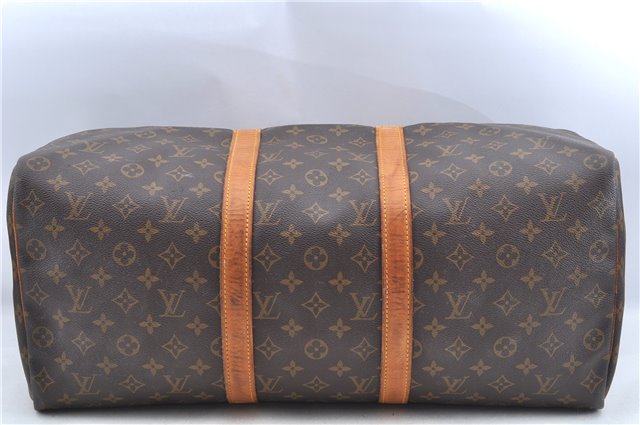 Authentic Louis Vuitton Monogram Keepall 50 Travel Boston Bag M41426 LV J8196