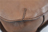 Authentic BURBERRY Vintage Leather 2Way Shoudler Hand Bag Purse Brown J8214