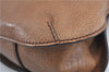 Authentic BURBERRY Vintage Leather 2Way Shoudler Hand Bag Purse Brown J8214