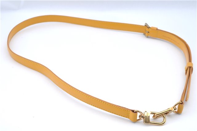 Authentic Louis Vuitton Leather Shoulder Strap Yellow 40.6-47.6