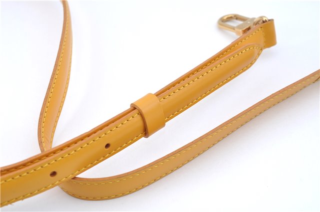 Authentic Louis Vuitton Leather Shoulder Strap Yellow 40.6-47.6