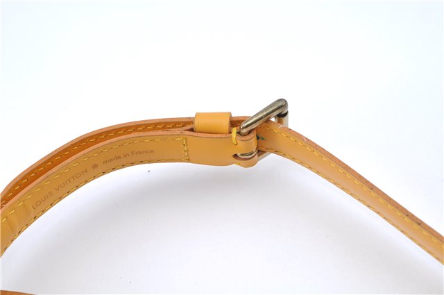 Authentic Louis Vuitton Leather Shoulder Strap Yellow 40.6-47.6