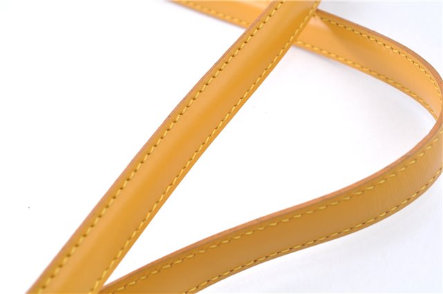 Authentic Louis Vuitton Leather Shoulder Strap Yellow 40.6-47.6