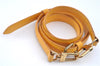 Authentic Louis Vuitton Leather Shoulder Strap Yellow 40.6-47.6" LV J8218