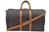 Authentic Louis Vuitton Monogram Keepall Bandouliere 45 M41418 Boston Bag J8246