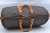 Authentic Louis Vuitton Monogram Keepall Bandouliere 45 M41418 Boston Bag J8246