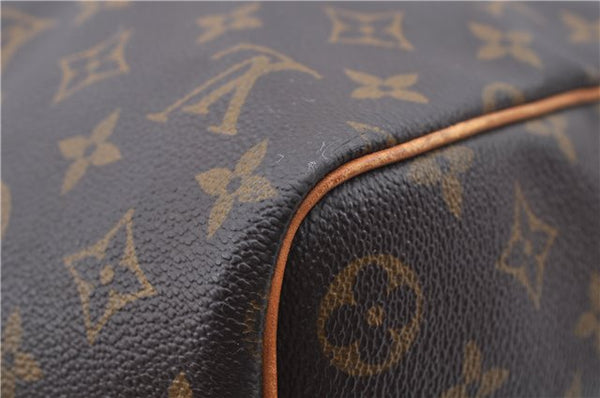 Authentic Louis Vuitton Monogram Keepall Bandouliere 45 M41418 Boston Bag J8246