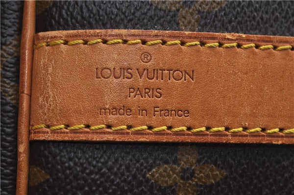 Authentic Louis Vuitton Monogram Keepall Bandouliere 45 M41418 Boston Bag J8246