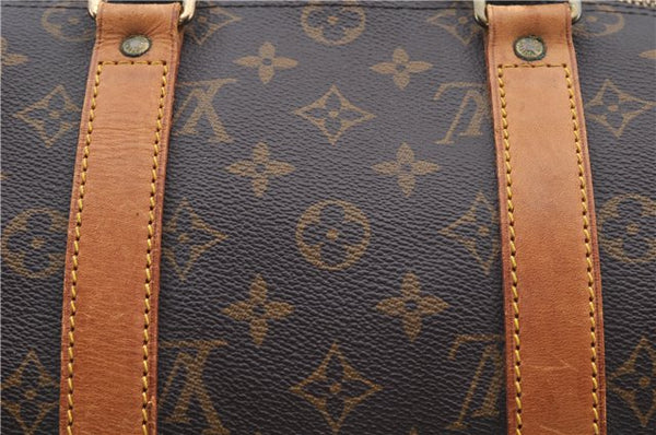 Authentic Louis Vuitton Monogram Keepall Bandouliere 45 M41418 Boston Bag J8246