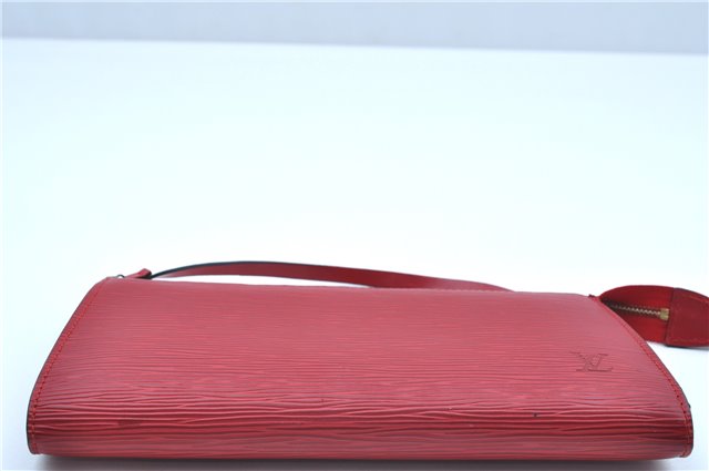Authentic Louis Vuitton Epi Pochette Accessoires Pouch Red M52947 LV J8250
