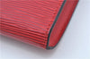 Authentic Louis Vuitton Epi Pochette Accessoires Pouch Red M52947 LV J8250