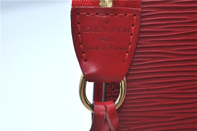 Authentic Louis Vuitton Epi Pochette Accessoires Pouch Red M52947 LV J8250