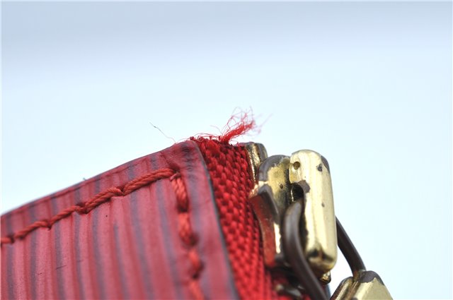 Authentic Louis Vuitton Epi Pochette Accessoires Pouch Red M52947 LV J8250