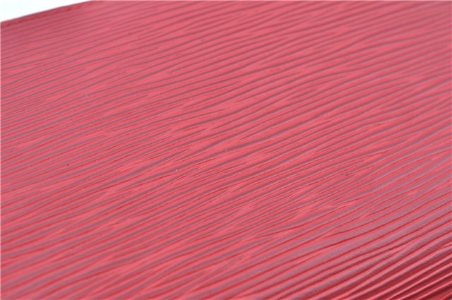 Authentic Louis Vuitton Epi Pochette Accessoires Pouch Red M52947 LV J8250