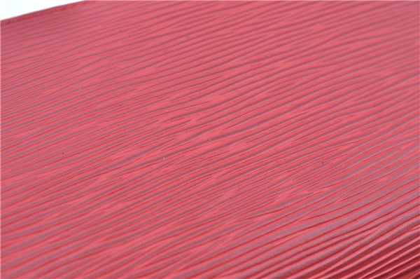 Authentic Louis Vuitton Epi Pochette Accessoires Pouch Red M52947 LV J8250