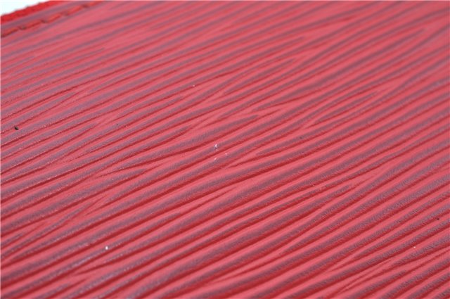 Authentic Louis Vuitton Epi Pochette Accessoires Pouch Red M52947 LV J8250