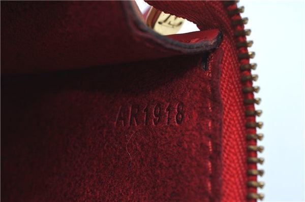 Authentic Louis Vuitton Epi Pochette Accessoires Pouch Red M52947 LV J8250