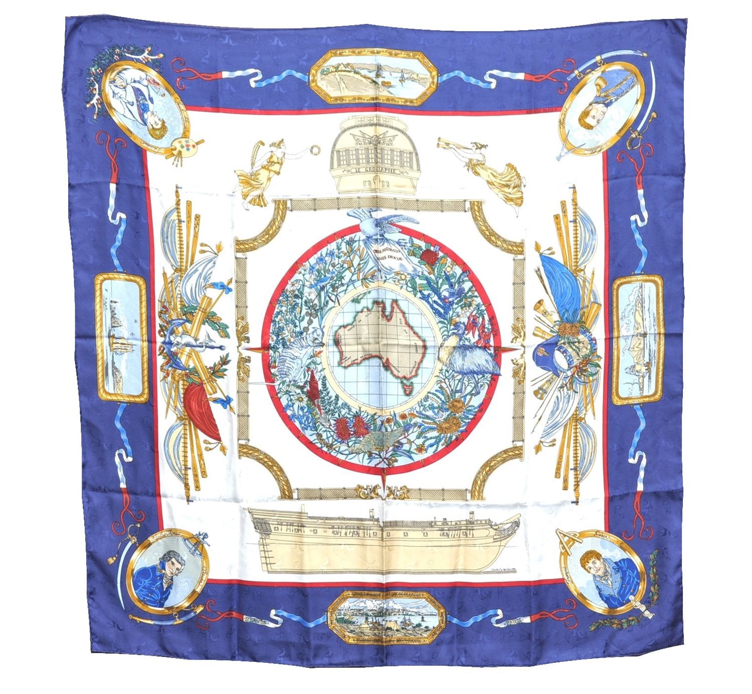 Authentic HERMES Carre 90 Scarf 