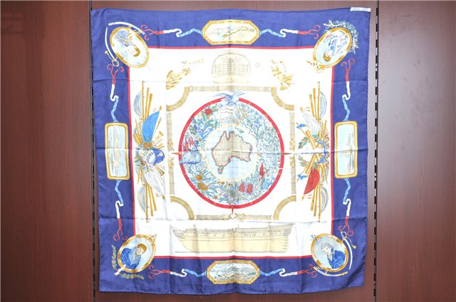 Authentic HERMES Carre 90 Scarf 