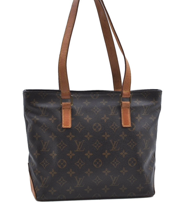 Authentic Louis Vuitton Monogram Cabas Piano Shoulder Tote Bag M51148 LV J8260