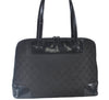 Authentic GUCCI Shoulder Hand Bag GG Canvas Enamel 0021122 Black J8271