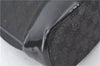 Authentic GUCCI Shoulder Hand Bag GG Canvas Enamel 0021122 Black J8271
