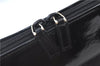 Authentic GUCCI Shoulder Hand Bag GG Canvas Enamel 0021122 Black J8271