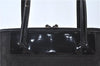 Authentic GUCCI Shoulder Hand Bag GG Canvas Enamel 0021122 Black J8271