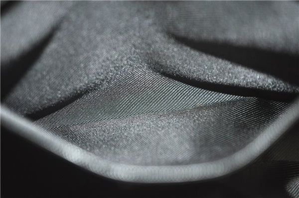 Authentic GUCCI Shoulder Hand Bag GG Canvas Enamel 0021122 Black J8271