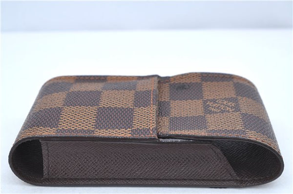 Authentic Louis Vuitton Damier Etui Cigarette Case N63024 LV J8299