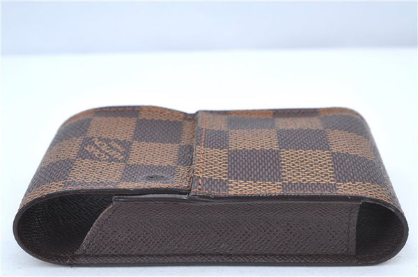 Authentic Louis Vuitton Damier Etui Cigarette Case N63024 LV J8299