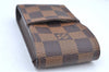 Authentic Louis Vuitton Damier Etui Cigarette Case N63024 LV J8299