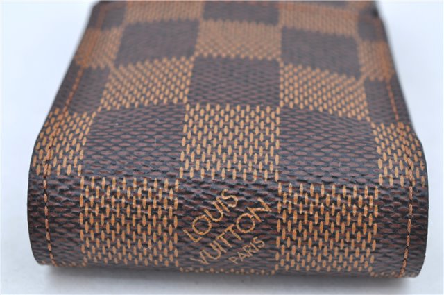Authentic Louis Vuitton Damier Etui Cigarette Case N63024 LV J8299