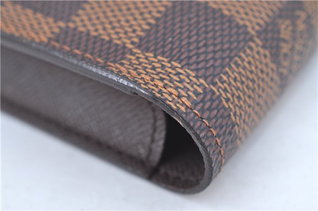 Authentic Louis Vuitton Damier Etui Cigarette Case N63024 LV J8299