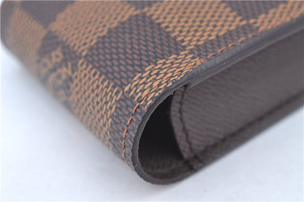 Authentic Louis Vuitton Damier Etui Cigarette Case N63024 LV J8299