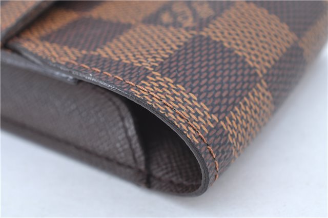 Authentic Louis Vuitton Damier Etui Cigarette Case N63024 LV J8299