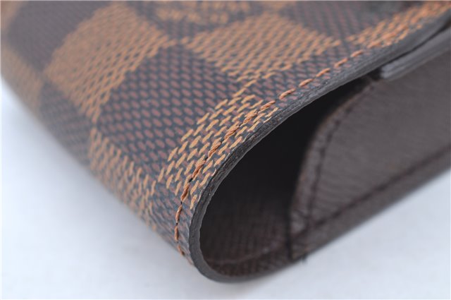 Authentic Louis Vuitton Damier Etui Cigarette Case N63024 LV J8299