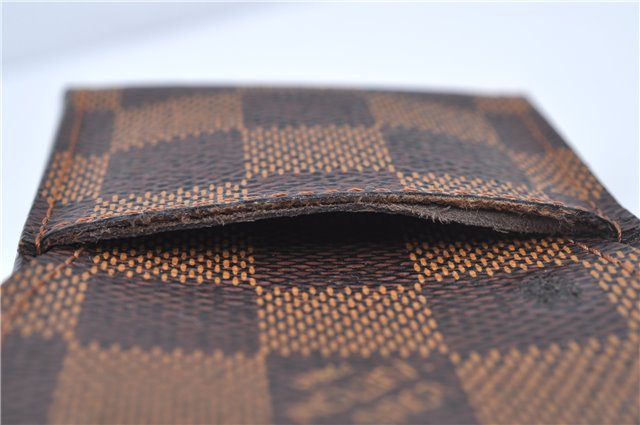 Authentic Louis Vuitton Damier Etui Cigarette Case N63024 LV J8299
