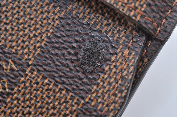 Authentic Louis Vuitton Damier Etui Cigarette Case N63024 LV J8299