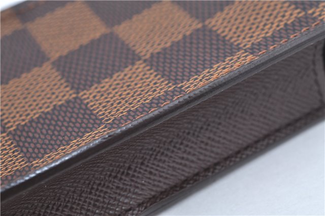 Authentic Louis Vuitton Damier Etui Cigarette Case N63024 LV J8299