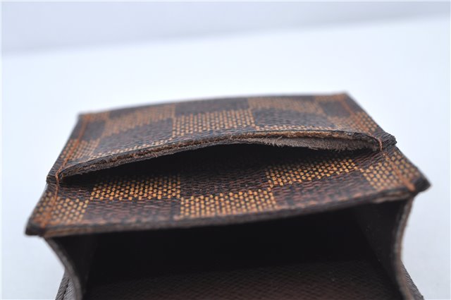 Authentic Louis Vuitton Damier Etui Cigarette Case N63024 LV J8299