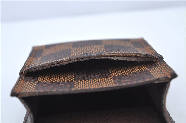 Authentic Louis Vuitton Damier Etui Cigarette Case N63024 LV J8299