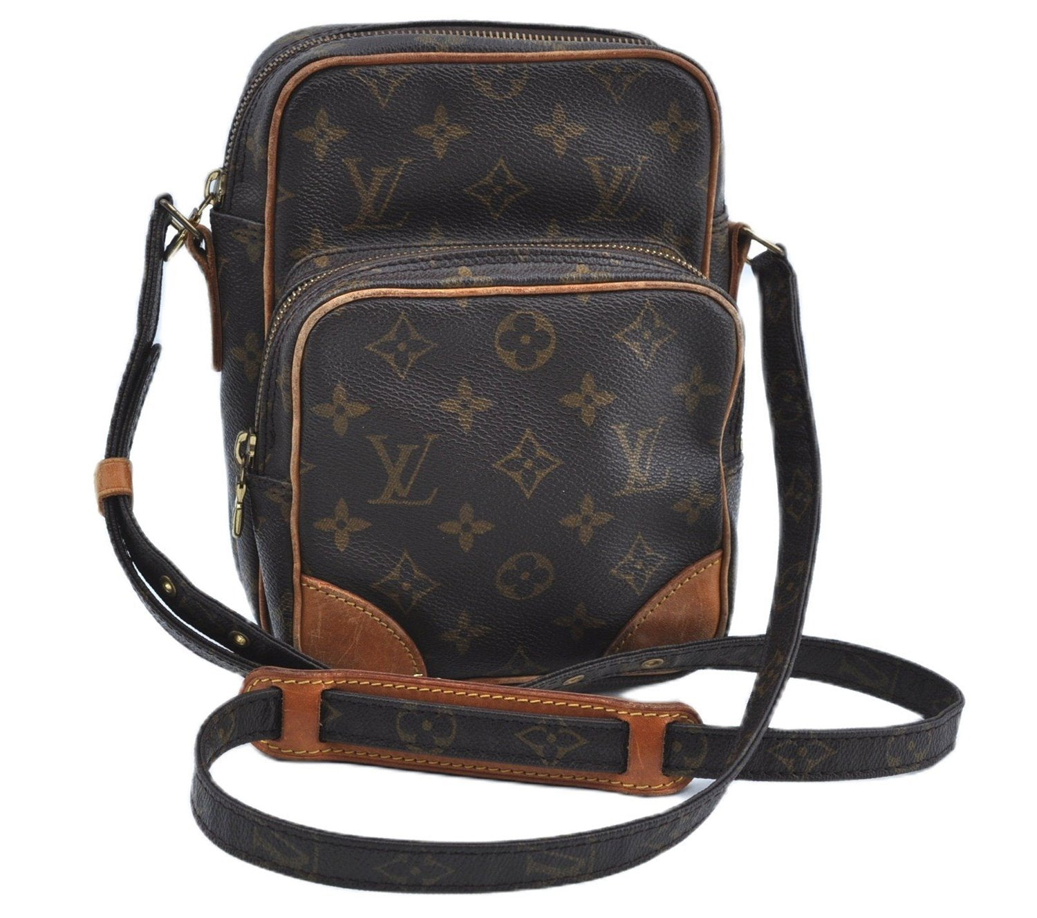 Authentic Louis Vuitton Monogram Amazone Shoulder Cross Body Bag M45236 LV J8315