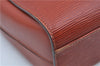 Authentic Louis Vuitton Epi Duplex Shoulder Tote Bag Brown M52423 LV J8330