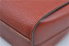 Authentic Louis Vuitton Epi Duplex Shoulder Tote Bag Brown M52423 LV J8330