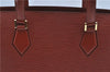 Authentic Louis Vuitton Epi Duplex Shoulder Tote Bag Brown M52423 LV J8330