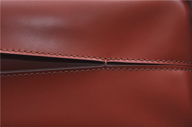 Authentic Louis Vuitton Epi Duplex Shoulder Tote Bag Brown M52423 LV J8330